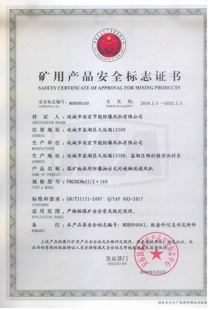 FBCDZ�� 25/2��160�V�îa(ch��n)Ʒ��ȫ��(bi��o)־�C��(sh��)